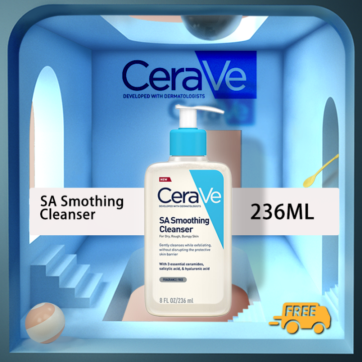 Cerave SA Smoothing Cleanser For Dry, Rough, Bumpy Skin236ML Lazada PH
