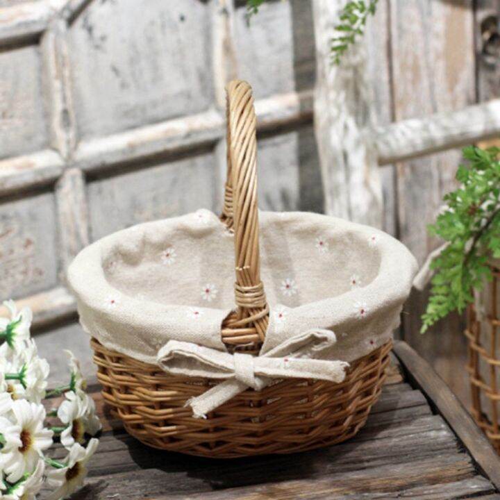 5x-hand-woven-wicker-basket-simulation-single-handle-small-with-hand-gift-basket