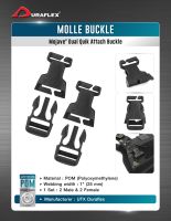 Molle Buckle  /อุปกรณ์เสริม /อุปกรณ์ติดเสื้อเกราะ /เสื้อเกราะทหาร /เสื้อเกราะตำรวจ /เสื้อเกราะ BY:Tactical unit