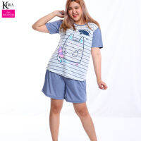 KBRA KULLASTRI ชุดนอนขาสั้น รุ่น KF1108 ขนาด Free Size (คละลาย)