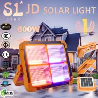 ไฟสปอร์ตไลท์  Outdoor Waterproof  Light โคมไฟพลังงานแสงอา โซล่าเซลล์ led JD-ST1000-600W  solar light  ไฟกลางแจ้งแบบพกพา Light โคมไฟพลังงานแสงอา โซล่าเซลล์ led JD-ST ไฟกลางแจ้งแบบพกพา ใช้พลังงานแสงอาทิตย์