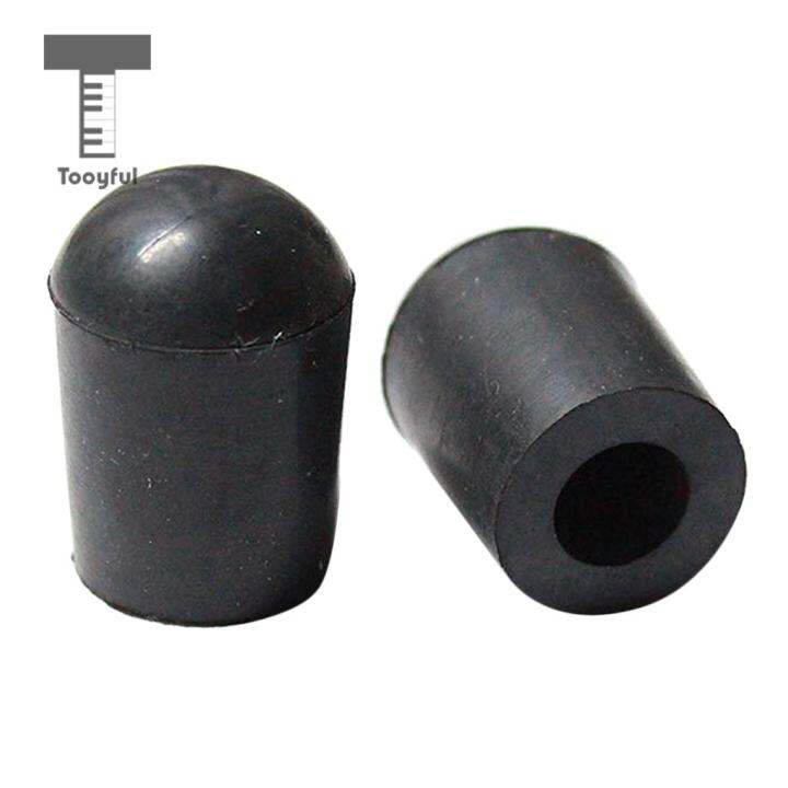 tooyful-2-pcs-black-upright-double-bass-endpin-ruer-tip-10mm-double-bass-endpin-parts-with-bottom-grip-prevent-sliding