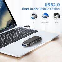 Shirelle อุปกรณ์อิเล็กทรอนิกส์อเนกประสงค์ประเภท C ไมโคร USB เครื่องอ่านการ์ด OTG,อุปกรณ์เสริมอิเล็กทรอนิกส์อเนกประสงค์ความเร็วสูง USB2.0 TF/SD สำหรับอุปกรณ์เสริมคอมพิวเตอร์แอนดรอยด์