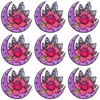 Pulaqi 10PCS Cartoon Patch Flower Wholesale Patches Iron On Patches For Clothing Stickers Stripe Wholesale Dropship Custom Patch