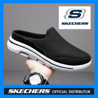 SKECHERS_Gowalk4 รองเท้า_skechers_ผู้ชาย สเก็ตเชอร์ส รองเท้า ผู้ชาย รองเท้าแตะ รองเท้าลำลองผู้ชาย รองเท้าผู้ชายแฟชั่นครึ่งส้น รองเท้ากีฬาไซส์ใหญ่ รองเท้าแตะกีฬาขนาดใหญ่ EU46-EU48แฟชั่นของผู้ชายกีฬารองเท้าผู้ชายรองเท้าลำลองรอ