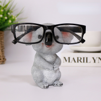 Resin Koala Eye Frame Animal Glasses Pen Holder Creative Gift Ornaments Animal Resin Climbing Koala Crafts Ornaments