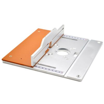 Router Table Insert Plate Electric Wood Milling Flip Board with Miter Gauge Guide Table Saw Woodworking Workbench