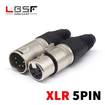 3 Pin Xlr Female Plug Microphone Connector Xlr Connector Plug 3pin Mic - 5 Pin - Aliexpress