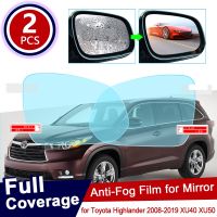 ♀♛☢ for Toyota Highlander 2008 2019 XU40 XU50 XU 40 50 Full Cover Anti Fog Film Rearview Mirror Accessories 2010 2012 2016 2017 2018