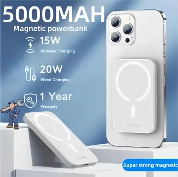 Shop Magnetic Power Bank Iphone 11 Lazamall with great discounts and prices  online - Feb 2024