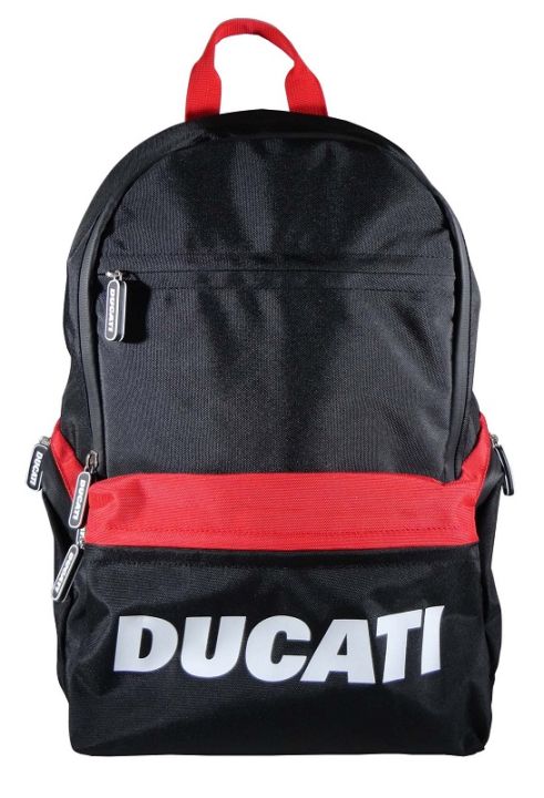 ducatiกระเป๋าเป้สะพายหลังลิขสิทธิ์แท้ดูคาติ-ขนาด-28x42-5x14-cm-dct49-084-สีดำ