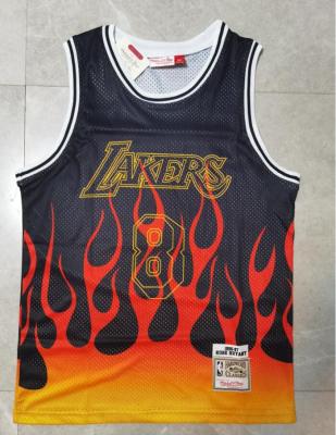 Ready Stock Top-Quality No 8 Mens Kobee Bryantt Los Angeles Lakerss Mitchell Ness 1996-97 Hardwood Classics Swingman Jersey - Black