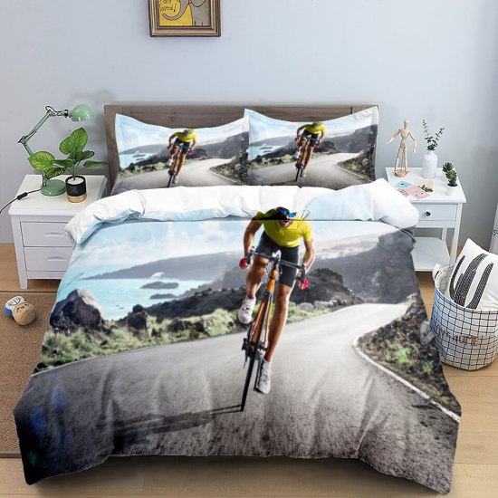 Aa của tôi, bb của tôi xe đạp đi xe đạp in bộ đồ giường ngủ phong cách thể - ảnh sản phẩm 27