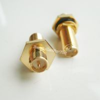 1X SMA Connector Female To RP SMA Connector RPSMA Connector Jack Bulkhead RF Adapter Connector Waterproof B