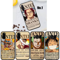 43VZ One Piece Wanted อ่อนนุ่ม High Quality ซิลิโคน TPU Phone เคสโทรศัพท์ ปก หรับ Samsung Galaxy Note 10 9 8 S7 S8 S9 S10 S10e Plus Lite