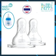 Núm vú cổ hẹp Pappi Thailand silicon siêu mềm size S M L