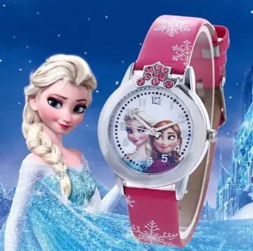 Disney Frozen 2 Girls' Elsa & Anna White Silicone Watch - QVC.com