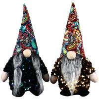 Halloween Gnome Decor Plush Faceless Doll Gnomes Colorful Bearded Old Man Elf Swedish Style Autumn Harvest Party Favor Decorations for Halloween Fireplace Holiday smart