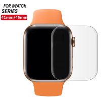 □ 3PCS ป้องกันหน้าจอสำหรับ Apple Watch 41mm 45mm 40mm 42mm 44mm 38mm สำหรับ Iwatch Series 7 6 5 4 SE ฟิล์มสำหรับ Series 7 SE