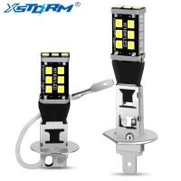 2Pcs Super Bright H1 H3 LED Bulb 15SMD 2835  Car Fog Lights 6000K White Driving Running Lamp Automobiles 12V Bulbs  LEDs  HIDs