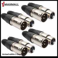 ?Quick Arrival?8 ชิ้น 4 ชาย 4 หญิง XLR 3pin เสียบไมโครโฟนสายสัญญาณเสียงเชื่อมต่อสาย?Arrive 1-3 Days?