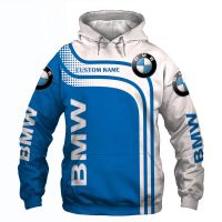 （ALL IN STOCK XZX）  BMW 3D Hoodie All Over Print Hoodie For Men For Women 030  (Free customized name logo for private chat, can be changed with or without zipper)