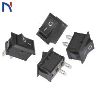 10/20 PCS Switch ON OFF KCD1 15x21mm 2pin Ship Type Switch 6A 250V 10A 125V 15X21 Rocker Switch power switch black New