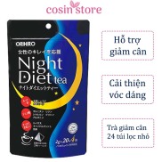 Trà hỗ trợ giảm cân Night Diet Tea Orihiro 24 gói - Cosin Store