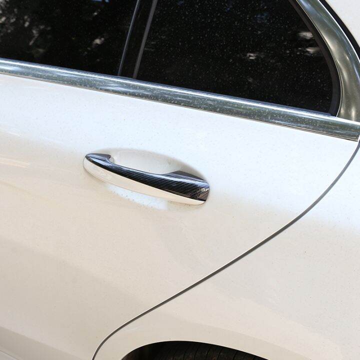 abs-carbon-fiber-door-handle-cover-trim-sticker-for-c-class-w205-glc-x253-e-class-w213-car-accessories