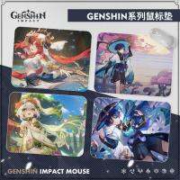 Genshin Impact Mouse Pad Scatter Soldier Maple Leaf Nasi Da Hu Tao Xiao Zhong Li Anime Peripheral Cartoon HD Pattern Exquisite Thick Soft Smooth Keyboard Pad Computer Desk Pad Dormitory effective