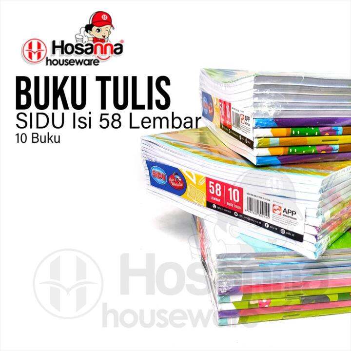 Pcs Buku Tulis Sidu Garis Lembar Pack Buku Tulis Sidu Lazada Indonesia