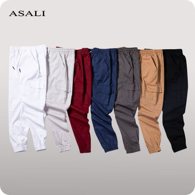 Solid Color Joggers Men Casual Harem Pants Streetwear Mens Cargo Pants 2022 Spring Autumn Sweatpants Loose Thin Trousers Men