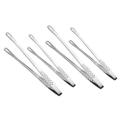 4PCS Stainless Steel Food Tongs, Kitchen Tweezers,Multifunctional Tools for Cooking, Grilling, Baking