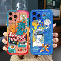 เคสป้องกันอนุสาวรีย์เทพีเสรีภาพขอบสี่เหลี่ยมแบบเต็มสำหรับ iPhone 14 Plus 13 Pro Max 12 iPhone 11 XR 8 7 SE 2022