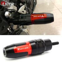 โลโก้ MT-03รถจักรยานยนต์ Crash Pads ท่อไอเสีย Sliders Crash Protector สำหรับ Yamaha MT03 MT 03คุณภาพสูง Accessories