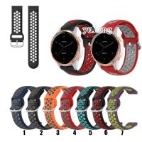 dbnxfrymk 18mm Silicone Replacement Strap Band For Garmin Vivomove 3s Vivoactive 4s Garmin Active S Smart Watch Wristband