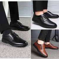 100% Mens leather shoes รองเท้าผู้ชาย รองเท้าหนังชาย รองเท้าธุรกิจ รองเท้าลำลอง รองเท้าทำงาน รองเท้าขี้เกียจ