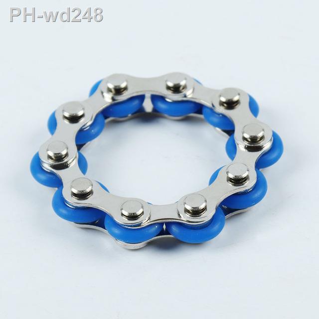 new-sale-bike-chain-fidget-spinner-bracelet-for-autism-and-adhd-fidget-toy-anti-stress-toy-for-kids-adult-student