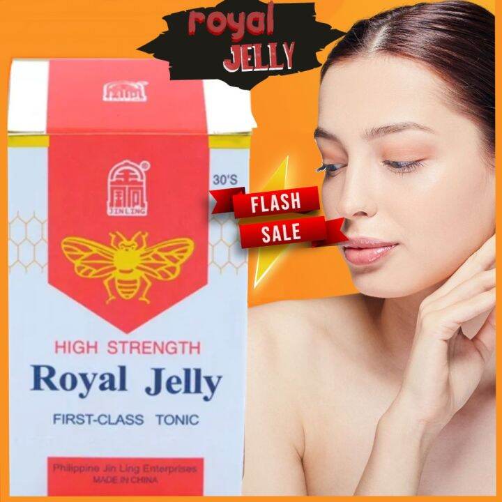 Glow Royal Jelly High Strength Pills Anti Aging, Whitening, Gluta