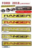 logo Ranger สีดำด้าน โลโก้ แรนเจอร์ ดำด้าน Matte Black ติดร่อง กระจังหน้า หน้ากระจัง รุ่น Wildtrack ไวแทค 2018+