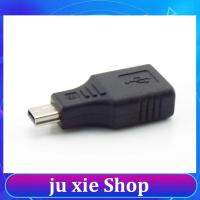 JuXie store Universal USB 2.0 A To Mini B 5-Pin Female Male Adapter Mini Type-A B Jack Splitter for Smart Phone OTG Converter