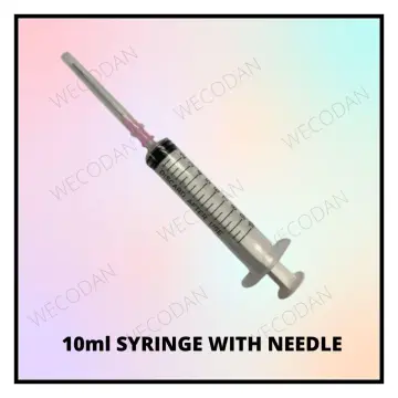 Disposable sterile SYRINGE / JARUM / PICAGARI 1ML LUER SLIP with 0.45mm  needle ink injector pet feeding 一次性塑料针管针筒