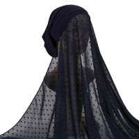 New Women Muslim Instant Chiffon Hijab With Tube Cap Underscarf Bonnet HIjabs Veil Scarf Islam Headscarf Headwrap Turbante Mujer