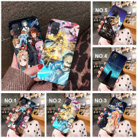 Casing หรับ OPPO F5 A73 F7 F9 Pro A7X F11 F17 F19 A74 A95 Pro Find X3 Pro Lite Neo R9 R9s F1 Plus A76 Reno 7 7Z 6Z 96YF Sword Art Online Pattern Phone เคสโทรศัพท์