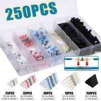 【The-Best】 ftghbxcf Universal 250ชิ้น/เซ็ตความร้อนตัวเชื่อมต่อแบบมีสาย Solder แขนกันน้ำ Fast ขั้ว Terminator ไฟฟ้า Electrican