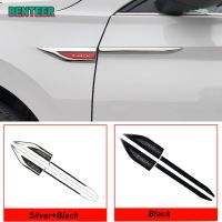 2Pcs Metal Car Fender Badge Sticker For Volkswagen T-Roc TROC