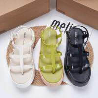 2023 thick-soled platform shoes Roman sandals melissaˉopen-toed pinch sandals womens shoes