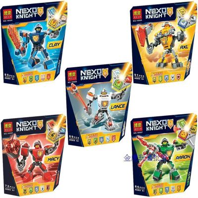 Nexo Knights 10587ข้อพิพาท Aaron AXL Lance 70364 70365 70363บล็อกตัวต่อชุดของเล่นตัวต่อสำหรับเด็ก