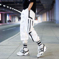 กีฬากางเกงขายาวบางชาย Joggers กางเกงผู้ชาย Streetwear แฟชั่นกางเกงฮาเร็มถุงข้อเท้ายาวกางเกงบาสเกตบอล2023ใหม่...