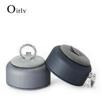 เครื่องประดับ Oirlv ที่ใส่แท่นโชว์แหวนทองเพชร PU096กล่องเก็บของถาดจัดแสดงนิทรรศการร้านค้าสำหรับงานแต่งงาน